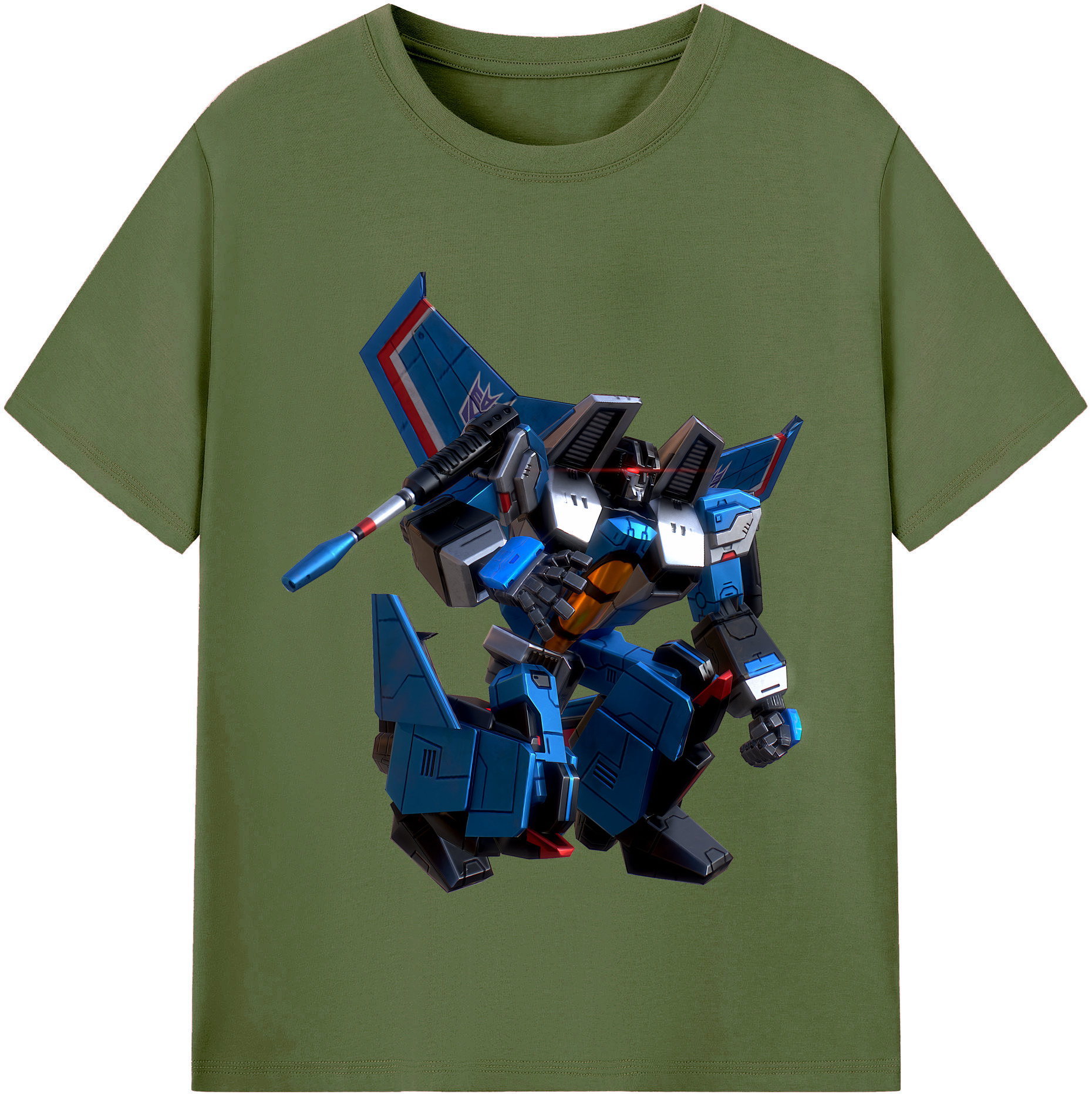 （画像用） Transformers トランスフォーマー 綿100％半袖Tシャツ（フロントプリント）